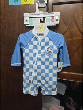 6m new disney baby swimsuit with rash guard item 15
